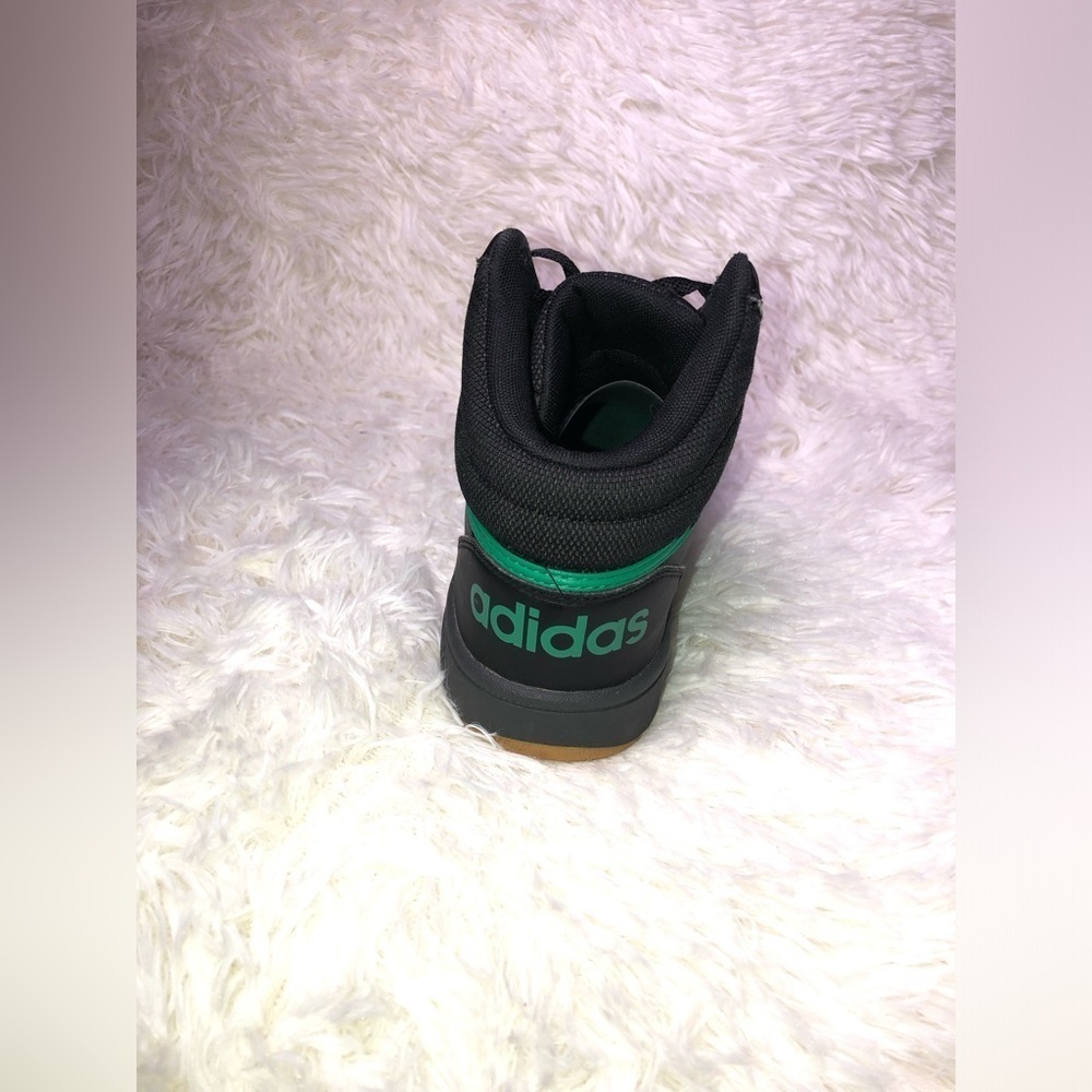 Adidas Men's Black and Green Sneakers - Picture 8 of 14